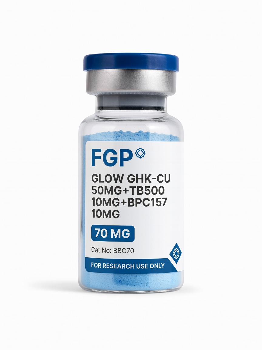 GLOW GHK-CU 50mg+TB500 10mg+BPC157 10mg product photo