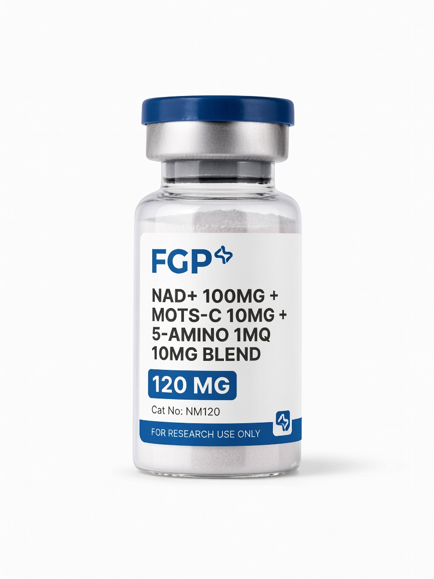 NAD+ 100mg + Mots-C 10mg + 5-Amino 1MQ 10mg Blend product photo